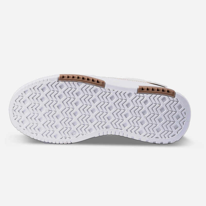 Sneakers Blanche Essence – Sable