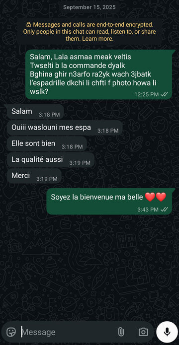 Avis WhatsApp – Sneakers Blanche Essence – Sable – 6