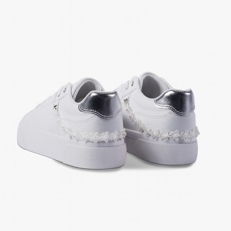 Sneakers Blanche Essence – Perle